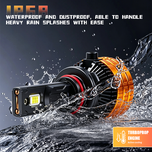 ไฟรถยนต์ LED กำลังสูง 140W 17000lm สว่างพิเศษ ท่อทองแดงคู่ H7 Luces Led Auto H4 H11 ไฟหน้า LED - Product Image 3