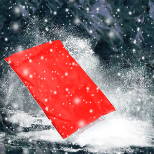 Raspador de hielo Bymaocar, guantes aislantes rojos y azules, pala para nieve para uso en invierno en el coche - Product Image 2