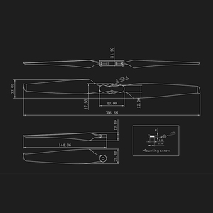 Hélices Plegables de Fibra de Carbono SUNNYSKY de Alta Eficiencia, 12*5 Pulgadas, 10233 RPM, 2 Piezas/Par para Avión RC y Quadcopter, Gran Venta - Product Image 5
