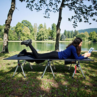 Lit de camp pliable design moderne Lit de camp pliable pour le camping en plein air