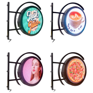 Pantalla LED Circular de Precio de Fábrica para Publicidad, Caja de Luz Redonda de Doble/Unilateral Cara, Ahorro de Energía, Tablero de Menú - Product Image 1