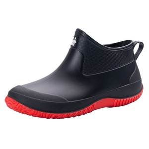 Botas de Chuva Impermeáveis Masculinas de Cano Baixo para Inverno, Tamanhos Grandes, PVC, Sapatos de Trabalho para Cozinha, Malha para Outono, Verão e Caminhada na Água - Product Image 1