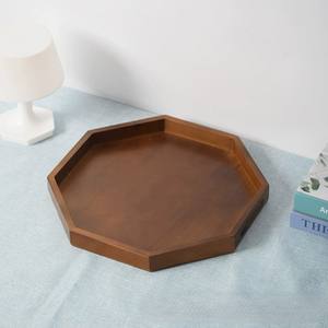 <span class=keywords><strong>Plateau</strong></span> alimentaire octogonal en bois <span class=keywords><strong>de</strong></span> noyer <span class=keywords><strong>de</strong></span> haute qualité, <span class=keywords><strong>plateau</strong></span> en bois, <span class=keywords><strong>plateau</strong></span> <span class=keywords><strong>de</strong></span> service en bois, utilisé pour les fruits ou les services à thé - Product Image 3