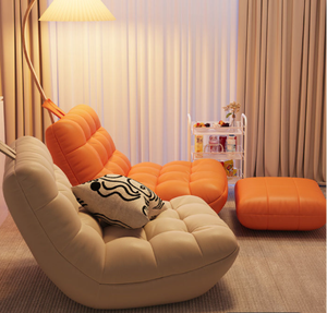 Poltrona Reclinabile Lazy Bean Bag Singola, Piccolo Divano per <span class=keywords><strong>Camera</strong></span> <span class=keywords><strong>da</strong></span> <span class=keywords><strong>Letto</strong></span> e Balcone - Product Image 2