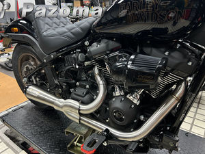 Tuyaux d'échappement 2 en 1 pour Harley <span class=keywords><strong>M8</strong></span> Softail Low Rider S/ST <span class=keywords><strong>Street</strong></span> <span class=keywords><strong>Bob</strong></span> 2018-2025 - Product Image 6