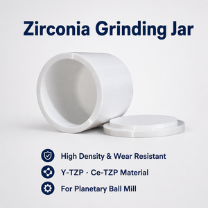 Contenitore in Zirconia da 250ml di Alta Qualità Samy Factory per Macinazione Elettrica, Serbatoio di Lavorazione per Mulino a Sfere da Laboratorio - Product Image 2