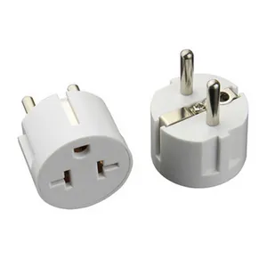 Hoge Kwaliteit Eu Power Plug Naar Noord-amerika Stopcontact Travel Adapter Wit Of Zwarte Kleur