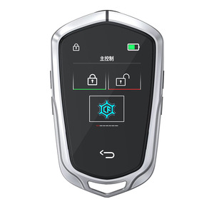 Clés de voiture intelligentes de remplacement Cadillac avec écran LCD haute résolution, puce ID46, commande à une touche, télécommande de voiture, fabricant - Product Image 1