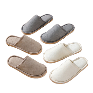 Nouveauté 2024 : Chaussures montantes en lin avec semelle EVA et PVC, doublure chaude en peluche, pour homme et femme, idéales pour l'intérieur en automne, tendance mode - Product Image 3