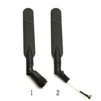 Antenne Wifi double bande 2.4G 5.8G, connecteur mâle RP SMA, antenne externe pliable à gain élevé pour routeur sans fil, carte réseau