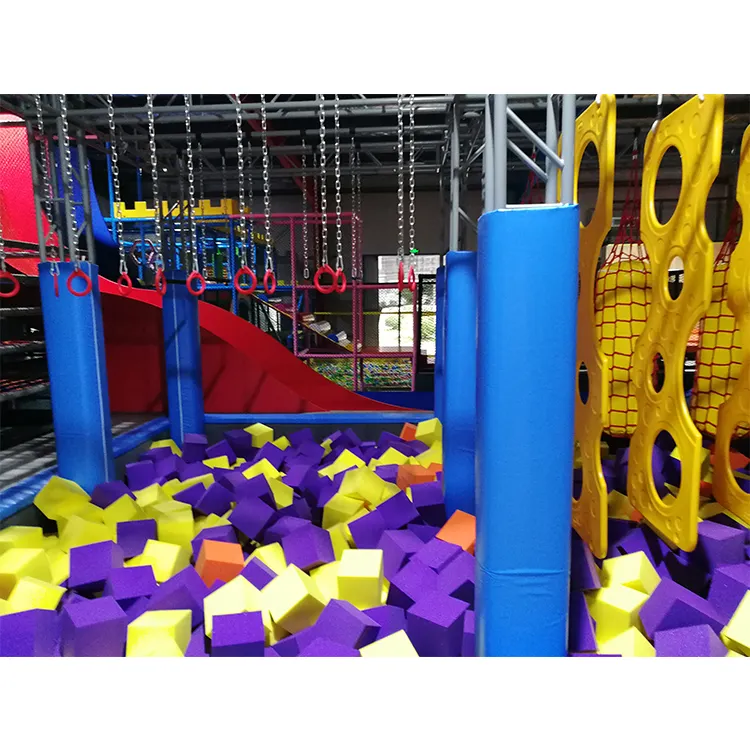 Bettaplay Factory Blocks Foams Pit Cube Jumping Sponge Foam Pit Trampoline Games