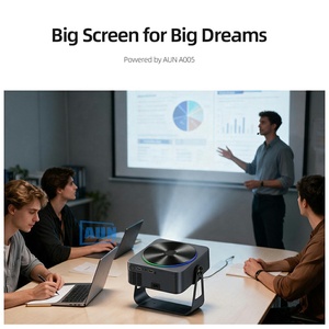 Mini projecteur Android 4K 1080P Full HD Home Cinéma à courte focale Google TV WIFI Correction automatique de la distorsion trapézoïdale Vidéoprojecteur à faible coût A005 - Product Image 6