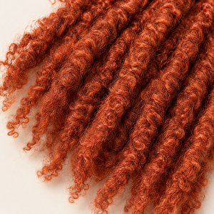 Estensioni per capelli testurizzati in rame personalizzate, 100% capelli umani, per capelli 4A-4B - Product Image 2