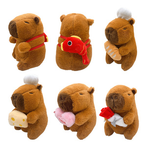 Machine à griffes Remplissage en peluche doux Lovely 7 pouces 8 pouces Fabricant Capybara Jouet en peluche en peluche - Product Image 1