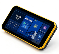 Écran de moto Aoocci C9 Promax avec Apple CarPlay, double caméra embarquée 1080P, système de surveillance de la pression des pneus TPMS pour moto universelle