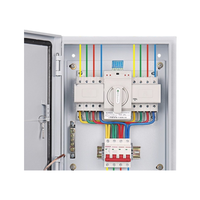 Armoire de distribution intérieure complète à double coupure avec alimentation double, équipement de contrôle de base pour l'ingénierie