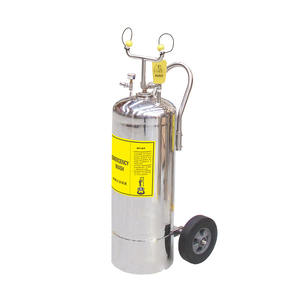 Station de lavage oculaire d'urgence industrielle Histay 45L, en acier inoxydable 304, portable - Product Image 2