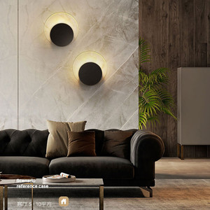 Minimalist Nordic Style Creative Wall Lamps Postmodern Design for Luxury Background Wall Bedroom <b>Side</b> Hallway for Living Room - Product Image 2