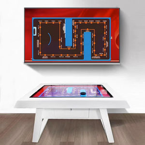 Mesa de Centro Táctil Inteligente en Forma de U de 43/55 Pulgadas, Pantalla LCD Interactiva Infrarroja/Capacitiva CY-004, Mesa de TV Inteligente CY-004, Venta al Por Mayor - Product Image 6