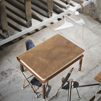 Carnet à couverture rigide en cuir Crazy Horse Wenshun, 100 feuilles de papier épais, fait à la main, vintage, gravé, journal de voyage, agenda A6, cadeau