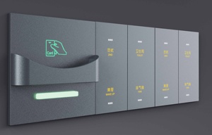 86 Elektrische Wand Universal Sockel Licht Kippschalter Edelstahl Rahmen Grau 16A - Product Image 3