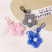 Mengda acrylique couleur évider étoile à cinq branches porte-clés pendentif couleur bonbon étoile Couple sac clé de voiture pendentif