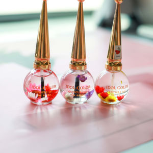 Nouvelle Huile à Cuticules <span class=keywords><strong>de</strong></span> <span class=keywords><strong>Luxe</strong></span> Bio et Naturelle avec Fleur Personnalisée pour les Soins des Ongles des Doigts et des Pieds - Product Image 2