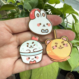 Pabrik Langsung dari Cina, Sesuaikan Desain Anda Sendiri, Pin Enamel Lunak Logam Berwarna-warni dengan Cat Celup Putih atau Hitam - Product Image 5