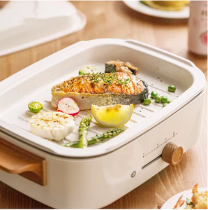 2022 Offre Spéciale ménage multi-<span class=keywords><strong>cuiseur</strong></span> électrique antiadhésif boulettes de viande <span class=keywords><strong>boulanger</strong></span> poêle à frire électrique marmite avec 3 assiettes - Product Image 5