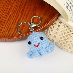 New Design Crochet Animal Cute DIY <b>Keychain</b> Handmade Bag Decoration <b>Keychain</b> Arts Craft Bag Pendants Keyrings - Product Image 5