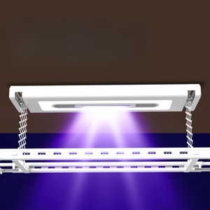 Balcony clothes drying rack with remote control voice control lift four-pole fully functional pole for drying clothes - Product Image 2