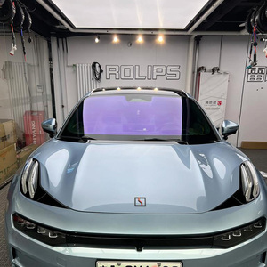 Film solaire teinté bleu caméléon pour pare-brise de <span class=keywords><strong>voiture</strong></span>, autocollant protecteur pour vitres latérales avant, changement de couleur violet - Product Image 3