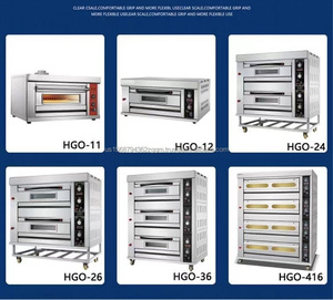 เตาอบแก๊สไฟฟ้า3ชั้น6ถาดอุปกรณ์เบเกอรี่เชิงพาณิชย์สำหรับขนมปังพิซซ่าเค้กใช้ในครัว - Product Image 5