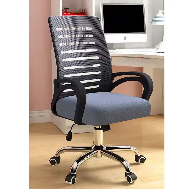 Grosir Tiongkok Murah High Back Mesh Ergonomis Harga Nyaman Kursi Komputer Kantor Abu-abu