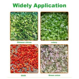 Machine à couper, hacher et émincer les légumes pour oignon vert, céleri, persil, chou, piment - Product Image 6