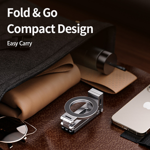 Boneruy E01s Sáng Tạo Tripod Điện Thoại Chủ Có Thể Điều Chỉnh Tripod Đứng Phổ 360 Xoay Xe Điện Thoại Di Động Chủ Từ Tính - Product Image 3