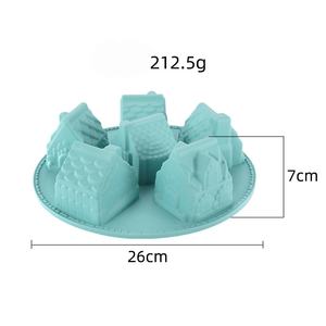 แม่พิมพ์ซิลิโคนสำหรับทำเค้กขนมปังขิงในเทศกาลคริสต์มาสสำหรับทำขนมปังกรอบบราวนี่ขนมช็อกโกแลตขนมปังกัมมี่ - Product Image 4