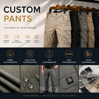 Pantalon cargo imperméable pour homme, pantalon tactique olive, pantalon de combat, randonnée, multi-poches, pantalon cargo noir pour homme, haute qualité