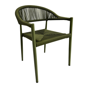 Mobilier d'<span class=keywords><strong>extérieur</strong></span> de loisirs nordiques Bistro Restaurant Home Bar Tressage Corde <span class=keywords><strong>Chaise</strong></span> de salle à manger pour jardin - Product Image 1