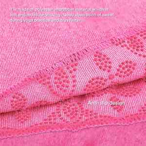Tapete de Yoga Antideslizante con Puntos de Agarre de Microfibra, Super Absorbente, de Secado Rápido, Toalla de Ejercicio para Fitness y Pilates - Product Image 2