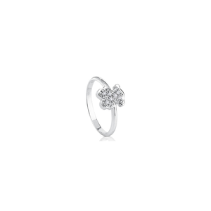 Anillo de sello de oso español con banda de malla tejida 2026 Touses, joyería de alta gama para mujer, regalo de vacaciones, venta al por mayor - Product Image 2