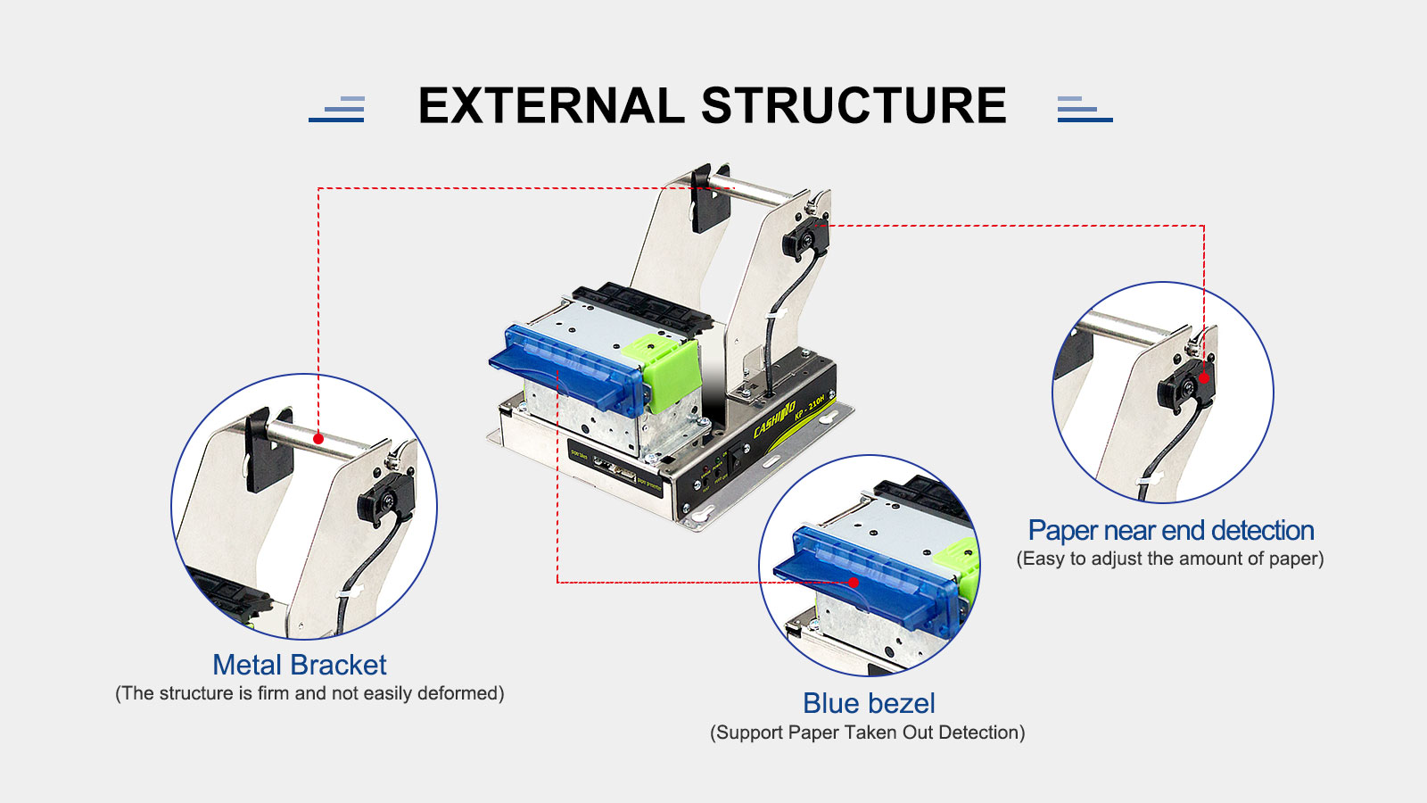 Cashino KP-210H Kiosk Printer - Reliable Self-Service Solution