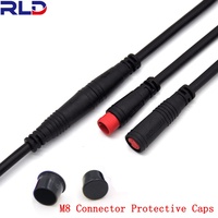 Câble étanche pour vélo électrique Connecteur M6 Scooters M6 M7 M8 Connecteur de fil 3 4 5 6 8 broches M8 M12 Câble Fil électrique