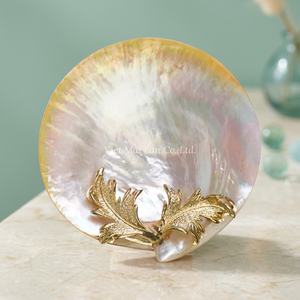 Assiette de luxe en nacre pour la restauration fine et la vaisselle, fabriquée au Vietnam - Product Image 3