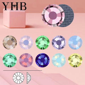 YHB 154-185 Strass thermocollants brillants de haute qualité toutes tailles pour sacs, chaussures, vêtements, téléphones, bricolage et nail art - Product Image 1