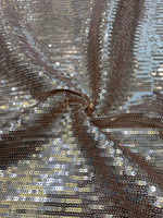 Tissu perlé à bande inférieure brodée de paillettes de précision 15 couleurs 3mm pour robes de femmes et couvertures de table pour chaussures