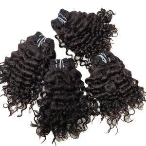 Letsfly 9A Body Wave Bundles de cheveux brésiliens Remy Machine Double trame mélange de cheveux vierges bruts couleur brune 20 PCS/lot livraison gratuite - Product Image 1