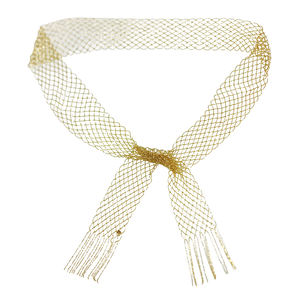 Collier fin japonais en or massif 18 carats de type lariat pour femme avec fermoir sans fermoir - Product Image 1