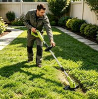 Débroussailleuse sans fil haute puissance 21V sans balais FH-GT210 8500 tr/min Lame Coupe-herbe Légère (outil nu) pour Jardin et Pelouse
