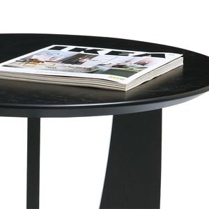 โต๊ะข้างทรงกลมทันสมัยสีดำ สำหรับห้องนั่งเล่นหรือห้องนอน เฟอร์นิเจอร์ตกแต่งบ้าน - Product Image 3